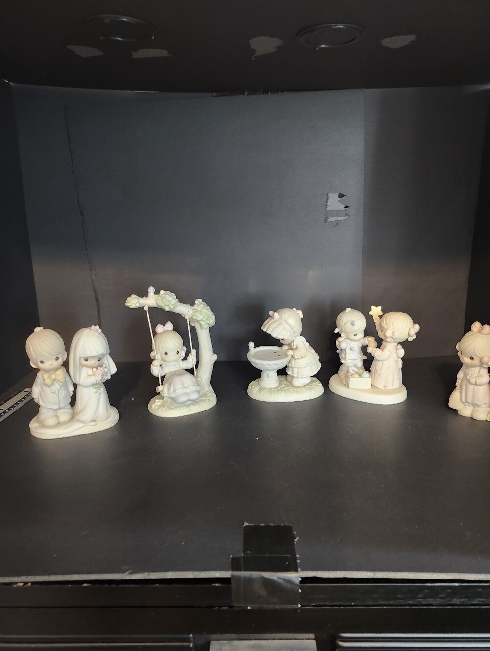 Precious Porcelain Figurine Set - Soft Pastel White Collection